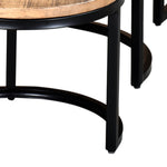 Dominion Three-Piece Round Coffee Table Set