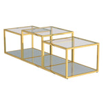 Chateau Three-Piece Multi-Tier Coffee Table Set