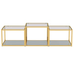 Chateau Three-Piece Multi-Tier Coffee Table Set