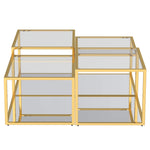 Chateau Four-Piece Multi-Tier Coffee Table Set