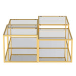 Chateau Four-Piece Multi-Tier Coffee Table Set