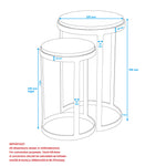 Olympian Two-Piece Accent Table Set