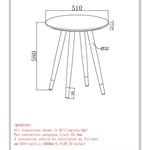 Echo Round Accent Table