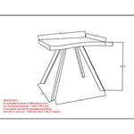 Radiant Accent Table